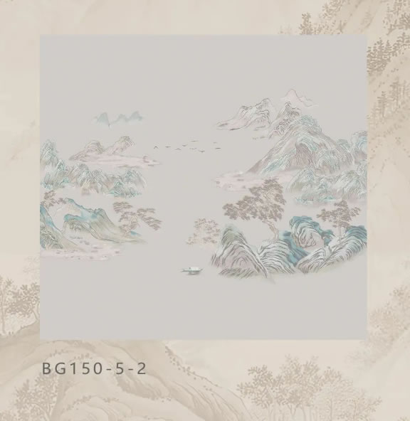 伊伊布舍墻布背景|錦繡山河 A beautiful land