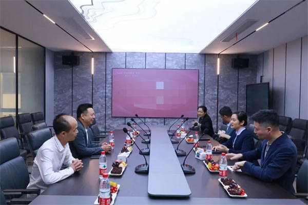 紹興市經信局副局長調研指導紅寶石墻布窗簾數(shù)字化智能制造升級