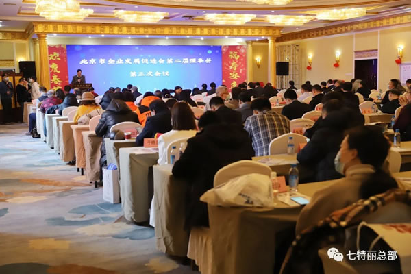 七特麗公司馬總參加北京市企業(yè)發(fā)展促進會，受聘副會長！